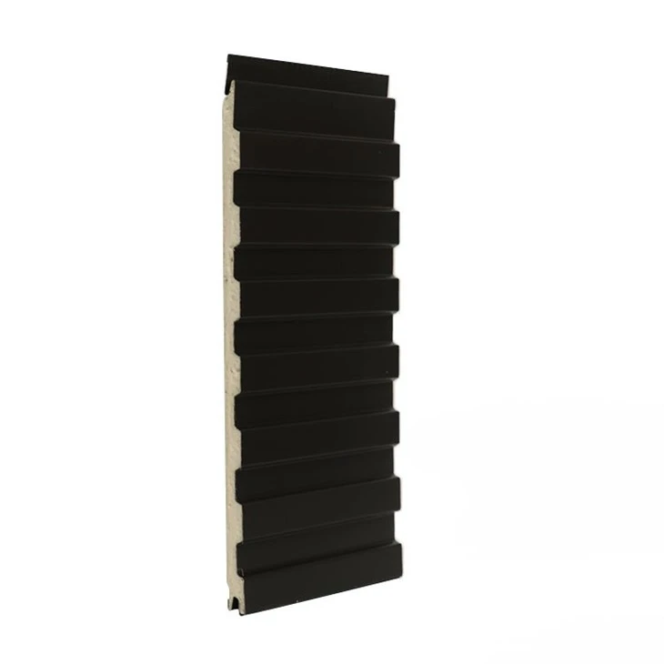 Metal Wall Panels PU Foam Fireproof Insulated Wall Cladding 16mm